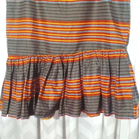 OFFURE Striped Assymetrical Skirt - Picture 4 of 7